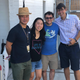 Tony Hsieh and friends at the Life is Beautiful festival in 2018.